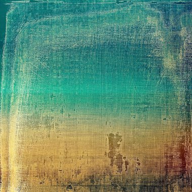 Vintage çerçeve, eski stil dekor öğeleri ve farklı renk desen grunge arka plan