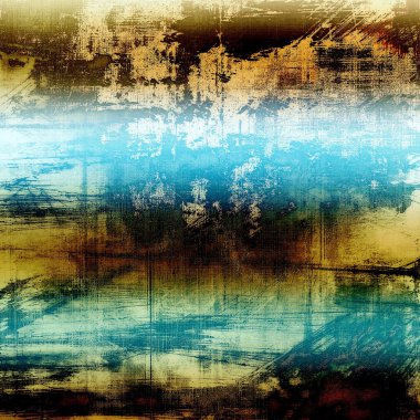 Vintage çerçeve, eski stil dekor öğeleri ve farklı renk desen grunge arka plan