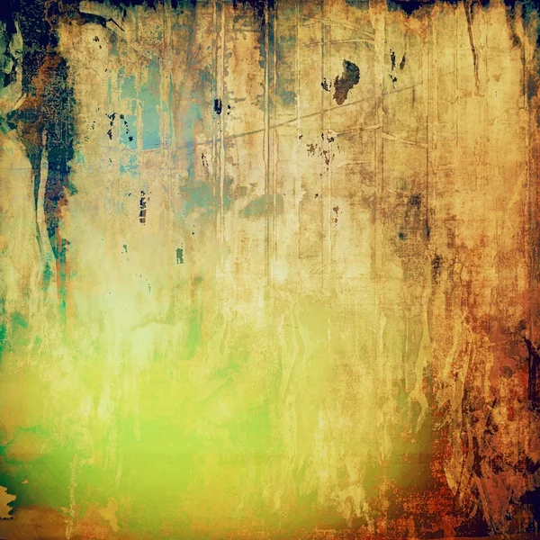 Grunge fond texturé abstrait, toile de fond vieillie avec différents motifs de couleur — Photo