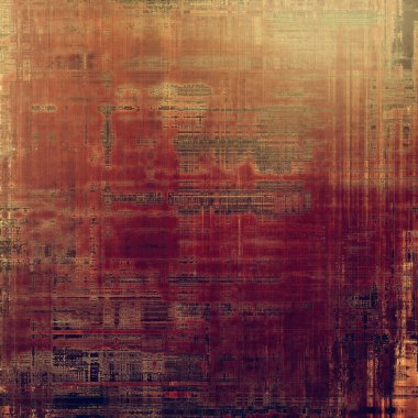 Eski stil çerçevesi veya kompozisyon, grunge dokulu arka plan ile farklı renk desen
