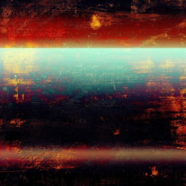 Eski stil çerçevesi veya kompozisyon, grunge dokulu arka plan ile farklı renk desen