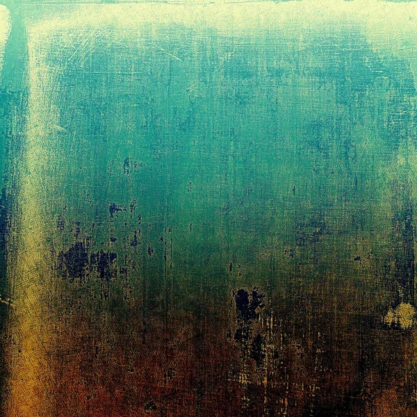 Fundo gráfico grunge envelhecido com textura frágil em estilo vintage. Com padrões de cores diferentes — Fotografia de Stock