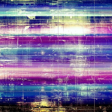 Eski stil çerçevesi veya kompozisyon, grunge dokulu arka plan ile farklı renk desen