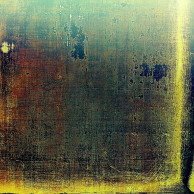 Vintage yırtık doku veya antik tasarım öğeleri ve farklı renk desen şık grunge arka plan