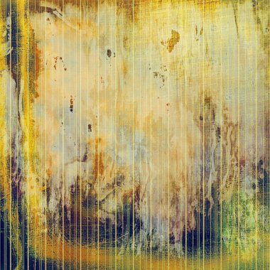 Vintage ve retro tasarım öğeleri soluk grunge arka plan üzerinde. Farklı renk desen ile