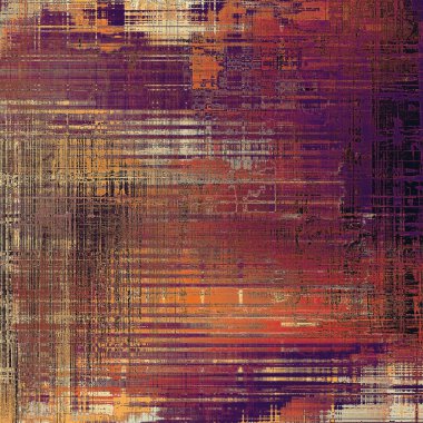 Vintage ve retro tasarım öğeleri soluk grunge arka plan üzerinde. Farklı renk desen ile