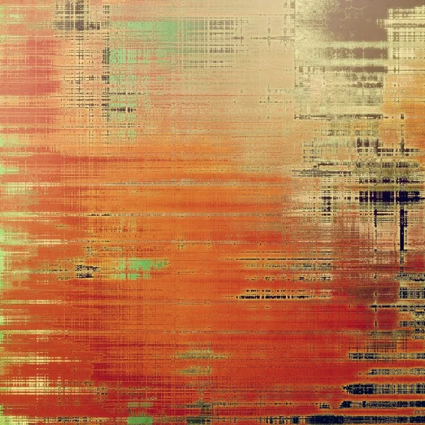 Vintage yırtık doku veya antik tasarım öğeleri ve farklı renk desen şık grunge arka plan