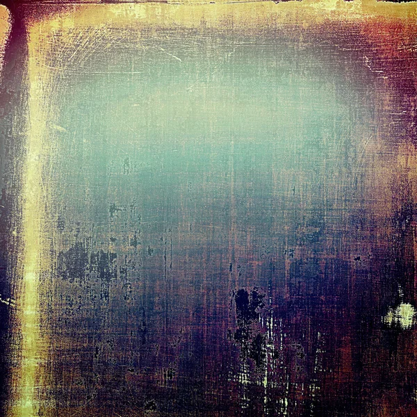 Arte grunge fundo ou estilo vintage textura com elementos gráficos retro e padrões de cores diferentes — Fotografia de Stock