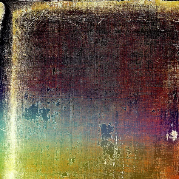 Grunge textura retro, fundo envelhecido com elementos de estilo vintage e padrões de cores diferentes — Fotografia de Stock