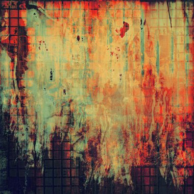 Zarif vintage arka, antika doku. Farklı renk desenleri ile tasarlanmış grunge şablon