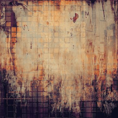 Soyut kirli doku veya eski arka plan. Eski stil dekoratif elemanları ve farklı renk desen ile
