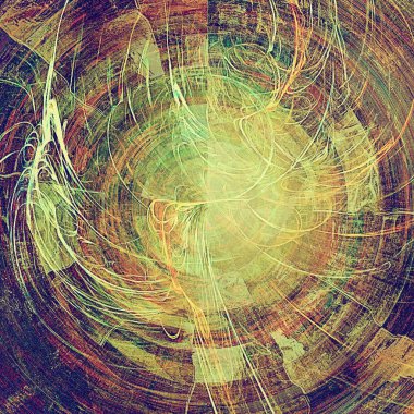 Eski doku veya hasarlı eski stil ve arka plan vintage grungy tasarım öğeleri farklı renk desen