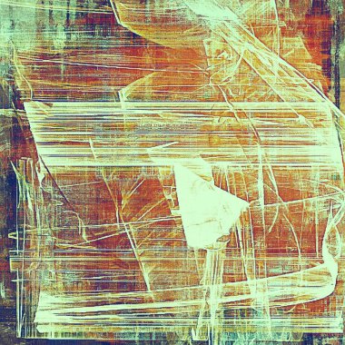 Vintage ve retro tasarım öğeleri soluk grunge arka plan üzerinde. Farklı renk desen ile