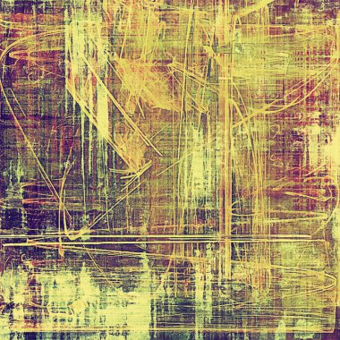 Vintage ve retro tasarım öğeleri soluk grunge arka plan üzerinde. Farklı renk desen ile