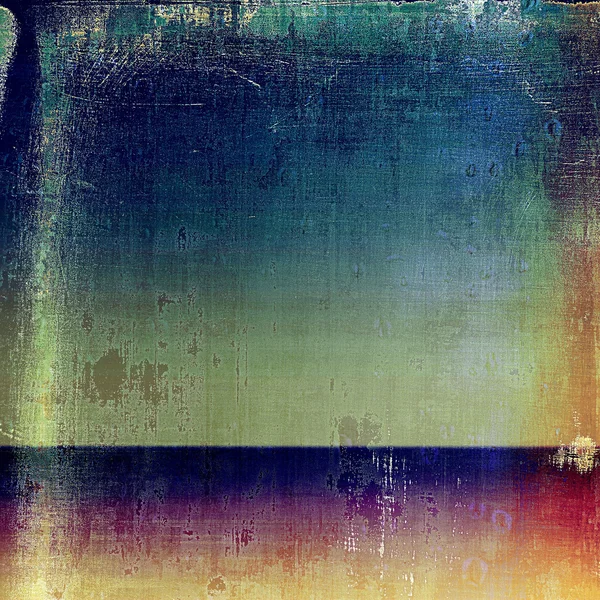 Fondo de textura nítida, fondo vintage envejecido con elementos de estilo grueso y diferentes patrones de color — Foto de Stock