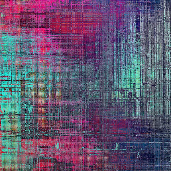 Fondo de textura nítida, fondo vintage envejecido con elementos de estilo grueso y diferentes patrones de color — Foto de Stock