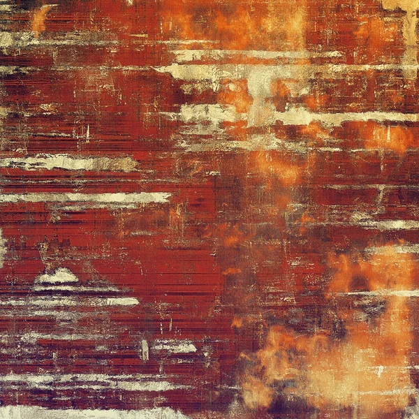 Moldura antiga ou fundo com sentimento vintage. Textura envelhecida com diferentes padrões de cores — Fotografia de Stock