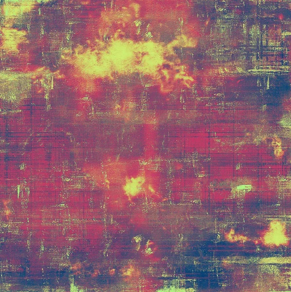 Antica texture o danneggiato vecchio stile sfondo con elementi di design grungy vintage e diversi modelli di colore — Foto Stock