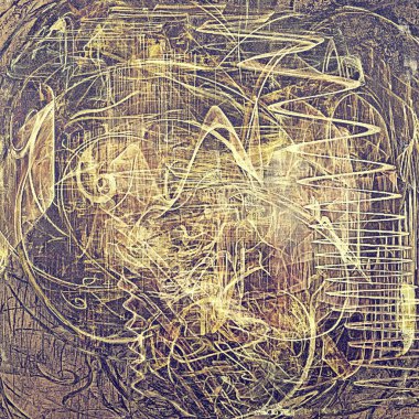 Antika arka plan doku ve farklı renk desen ile tasarlamak