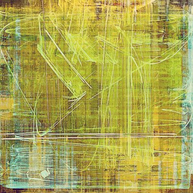 Vintage doku, eski stil çerçeve dekorasyon grunge grafik öğeleri ve farklı renk desen