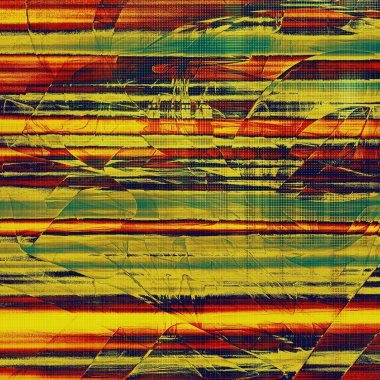 Vintage doku, eski stil çerçeve dekorasyon grunge grafik öğeleri ve farklı renk desen