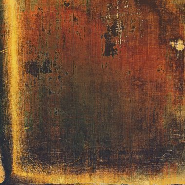 Vintage doku, eski stil çerçeve dekorasyon grunge grafik öğeleri ve farklı renk desen