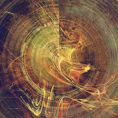 Vintage şablonu veya arka plan aşınmış doku, antika dekoru ve farklı renk desen