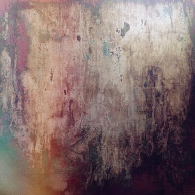 Vintage şablonu veya arka plan aşınmış doku, antika dekoru ve farklı renk desen