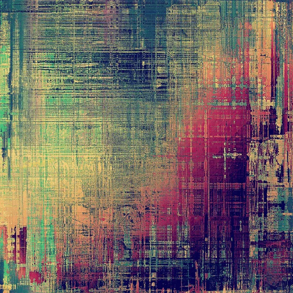 Fondo vintage elegante, plantilla de diseño grunge. Textura antigua con diferentes patrones de color — Foto de Stock