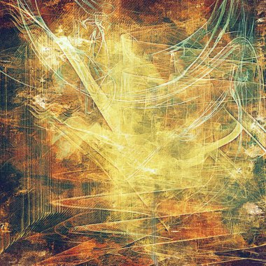 Vintage doku, eski stil çerçeve dekorasyon grunge grafik öğeleri ve farklı renk desen