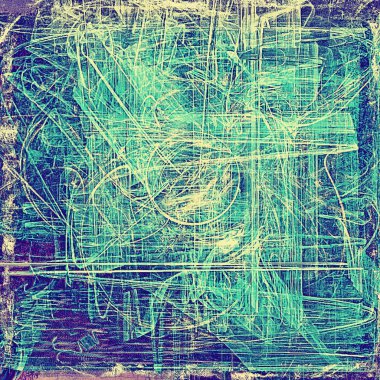 Vintage doku, eski stil çerçeve dekorasyon grunge grafik öğeleri ve farklı renk desen