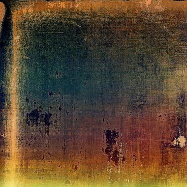 Yaratıcı grunge arka planda vintage tarzı. Eski püskü doku ile farklı renk desen soluk