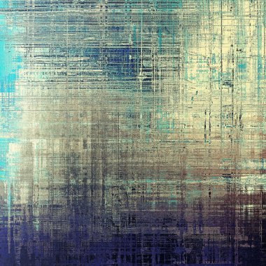 Dekoratif kompozisyon veya dokulu grunge öğeleri ve farklı renk desen vintage şablonu tasarlanmış eski stil