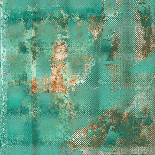 Art grunge background, vintage style textured frame. With different color patterns