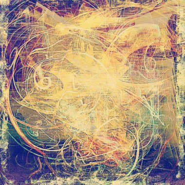 Doku retro, vintage tarzı elemanları ve farklı renk desen ile arka plan