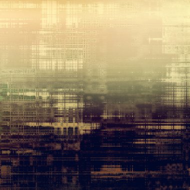 Retro vintage tarzı öğeleri yaşlı doku üzerinde. Farklı renk desen ile