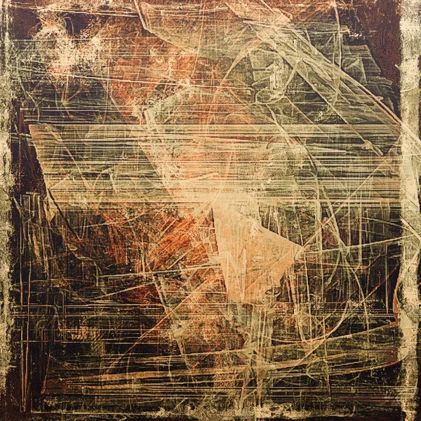 Retro vintage tarzı öğeleri yaşlı doku üzerinde. Farklı renk desen ile