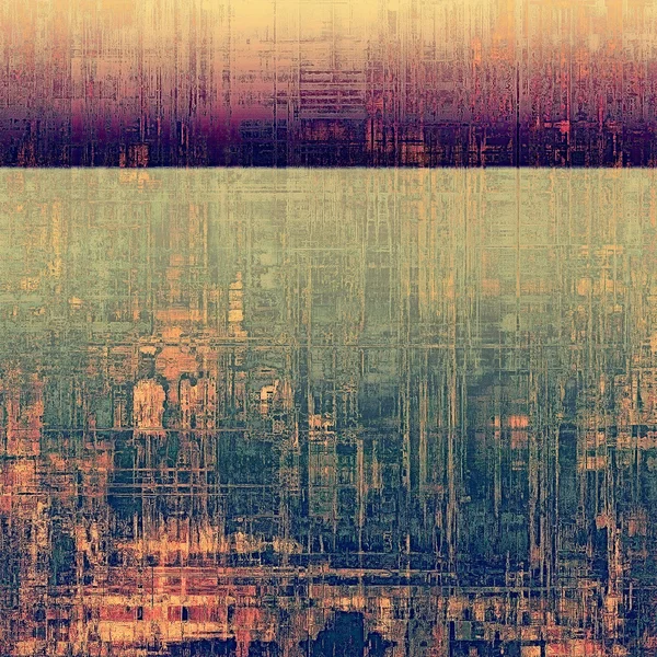 Fond ou toile de fond abstraite colorée avec texture grunge et différents motifs de couleur — Photo