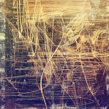 Vintage ve retro tasarım öğeleri soluk grunge arka plan üzerinde. Farklı renk desen ile