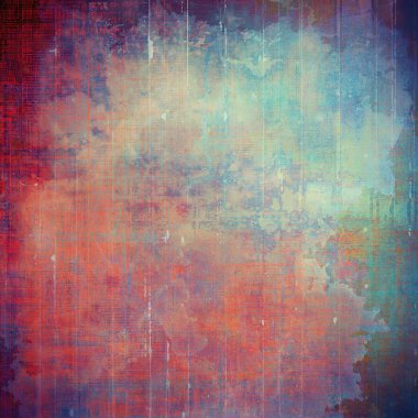 Retro tarzı kaplaması ile çizilmiş arka plan. Yaşlı doku ile farklı renk desen