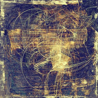 Eski grunge arka plan veya farklı renk desenleri ile yaşlı eski püskü doku
