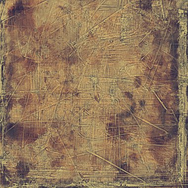 Keskin dokulu arka plan, vintage zemin eski stil öğeleri ve farklı renk desen ile yaşlı