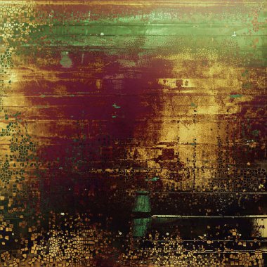 Kirli doku, vintage tarzı elemanları ve farklı renk desen arka plan