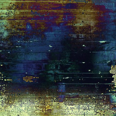 Grunge bir yaratıcı vintage tarzı poster için arka plan. Farklı renk desen ile