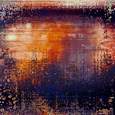 Doku veya retro tasarım öğeleri ve farklı renk desen arka plan