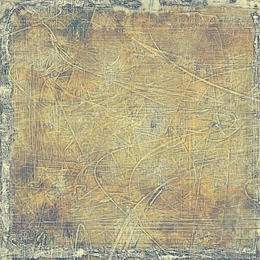 Çizik arka plan veya çerçeve ile yıpranmış doku soyut. Eski stil zemin ile farklı renk desen