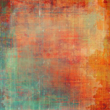 Zarif vintage arka, antika doku. Farklı renk desenleri ile tasarlanmış grunge şablon