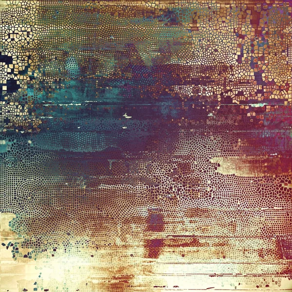 Fondo vintage elegante, textura antigua. Plantilla grunge diseñada con diferentes patrones de color — Foto de Stock