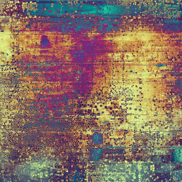 Grunge texture or background with retro design elements and different color patterns — Stock Photo, Image