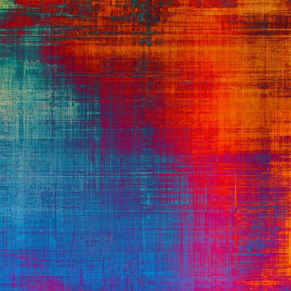 Fondo o marco arañado abstracto con textura grunge erosionada. Fondo de estilo antiguo con diferentes patrones de color — Foto de Stock